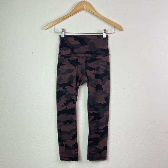 Lululemon Wunder Train High-Rise Crop 21"
Camo Brown Leggings W6BFBS 2020 Size 4 - Picture 3 of 15